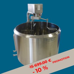 CUBA DE FABRICACION QUESERA 300 L CON RESISTENCIAS