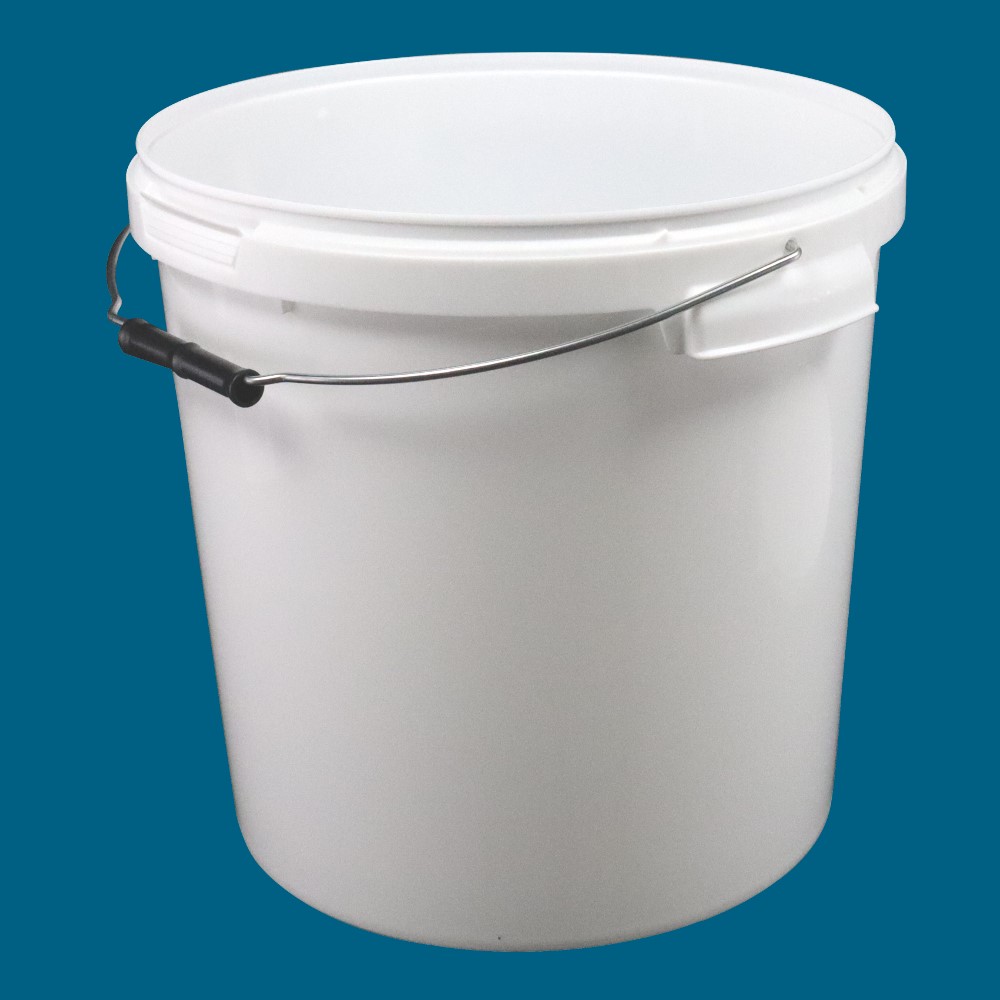 SEAU PLASTIQUE 20 LITRES BLANC SEUL - Ets Coquard