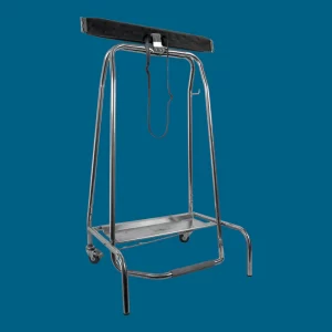 POUBELLE INOX CISEAU POUR SAC 110 L.