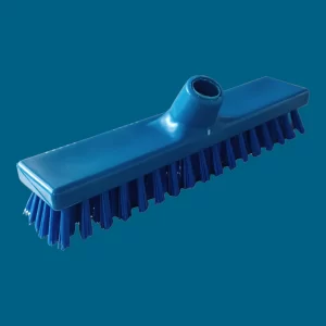 BALAI BROSSE BLEU 30CM FIBRES DURES POILS COURTS