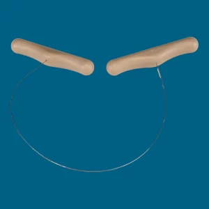 FIL A DECOUPER 30 CM AVEC POIGNEES. PRIX UNITAIRE.