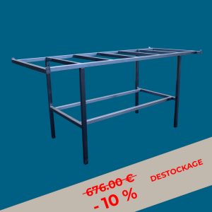 SUPPORT POUR PLATEAU 2870 MM INOX 304 L