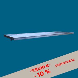 TABLE D'EGOUTTAGE INOX 2870 X 870 MM.