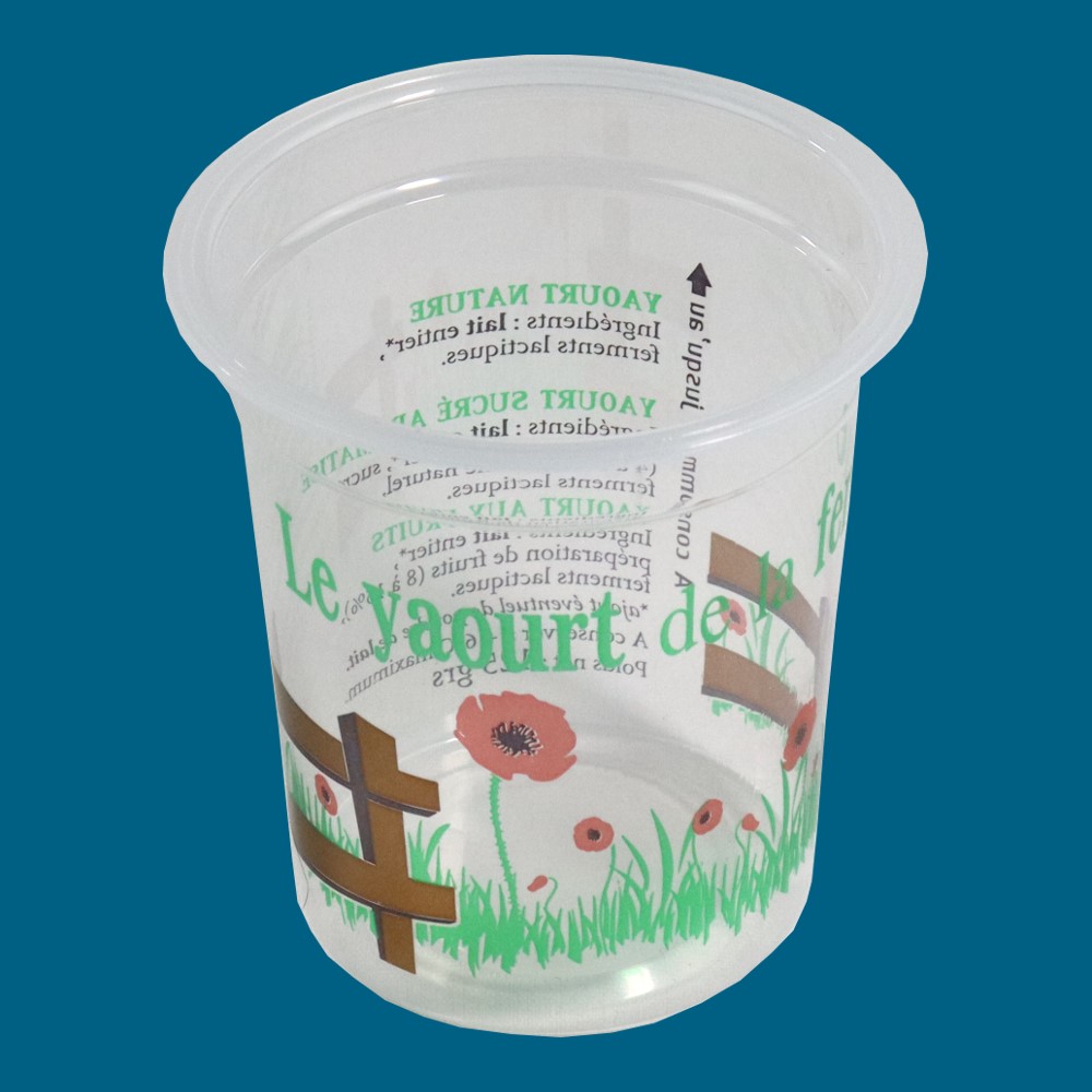 POT YAOURT 125 g TRANSPARENT PAR 10 - Ets Coquard