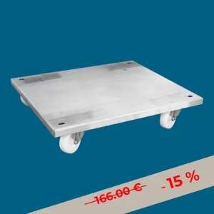 PLATAFORMA RODANTE PARA PARRILLAS 630 X 510 mm