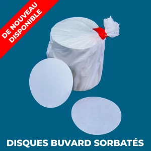 Disques buvard pour fromages frais en faisselles