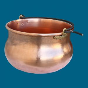 STEEL STOCKPOT POT AND COPPER CAULDRONS